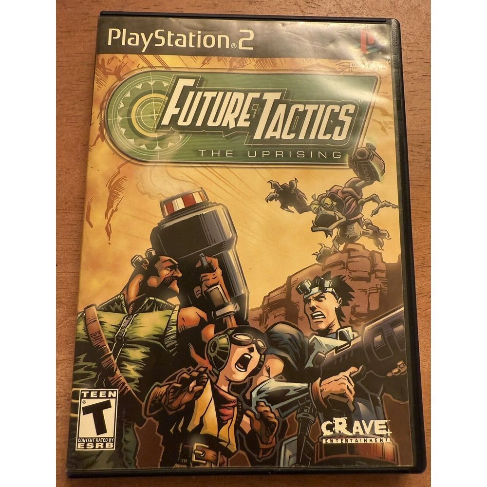 Future Tactics: The Uprising(Sony PlayStation 2, 2004) Complete W/ Manual-Tested
